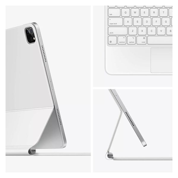 Apple Magic Keyboard Apple iPad Air 11 pollici (2026) M4 / (2025) M3 / (2024) M2 / Air 5 (2022) / Air 4 (2020) / Pro 11 (2018/2020/2021/2022) - QWERTY / IT - Bianco