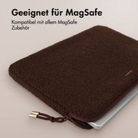 Selencia Cover laptop teddy 13-14 pollici - Choco Brown