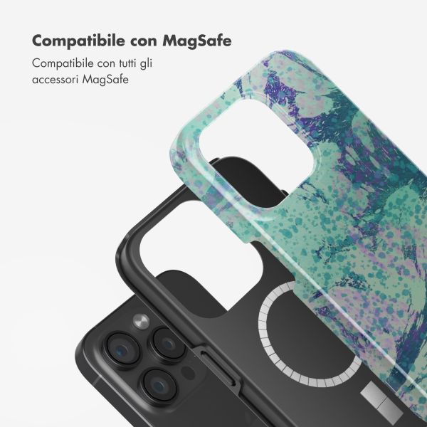 Selencia Cover posteriore Vivid con MagSafe Apple iPhone 15 Pro - Fresh Paint Green