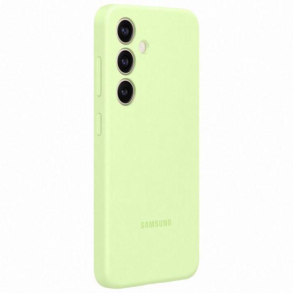 Samsung Cover originale in silicone Samsung Galaxy S24 - Light Green