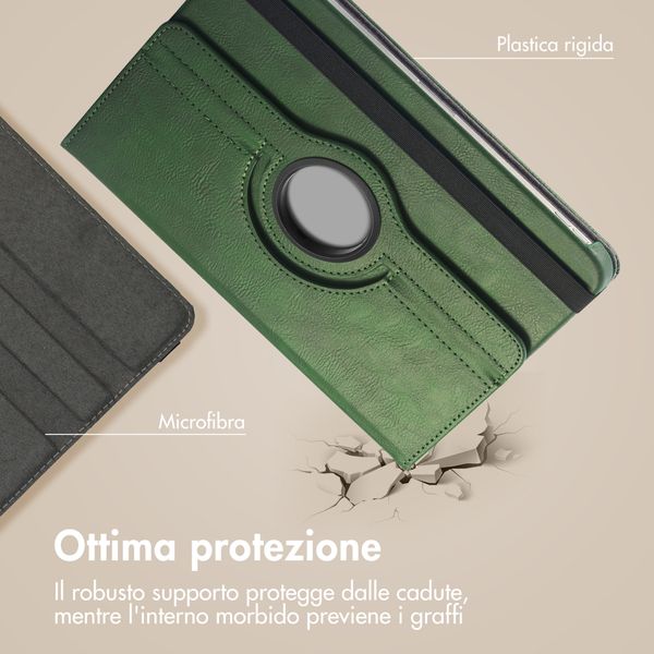 imoshion Cover Girevole a 360° Samsung Galaxy Tab A11 Plus - Verde