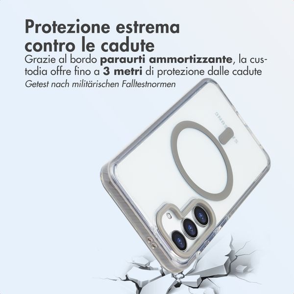 imoshion Cover Combat MagSafe Samsung Galaxy S25 - Grigio