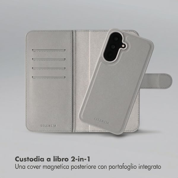 Selencia Libreria rimovibile Olyn con MagSafe Samsung Galaxy A37 (5G) - Grigio