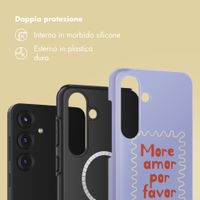 Selencia Cover posteriore Vivid con MagSafe Samsung Galaxy S25 - More Amor