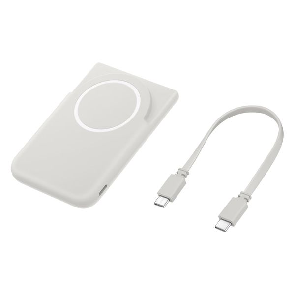 Samsung Magnet Wireless Battery Pack 5.000 mAh - Powerbank wireless - Grigio