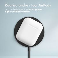 Accezz Caricabatterie Wireless USB-C - Caricatore Senza Fili MagSafe e Qi2 - 1 metro - Nero