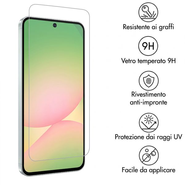 Accezz Pellicola protettiva in vetro temperato per Accezz Project Applicator Samsung Galaxy A57 (5G)