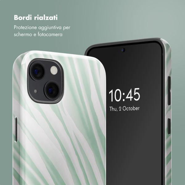 Selencia Cover posteriore Vivid con MagSafe Apple iPhone 13 - Nature Grayed Jade