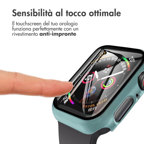 imoshion Cover rigida integrale Apple Watch 4 / 5 / 6 / SE - 44 mm - Verde scuro