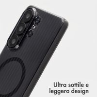 Accezz Cover Lite con MagSafe | Fluted | Samsung Galaxy S26 Ultra - Nero