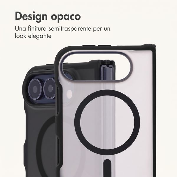 imoshion Cover posteriore Color Guard con MagSafe Apple iPhone Duo - Nero