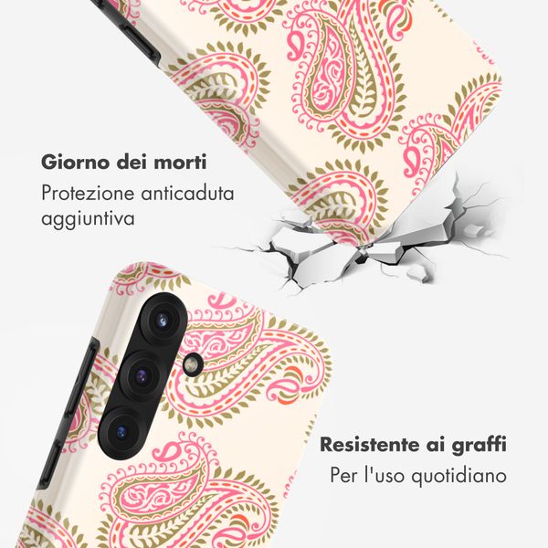 Selencia Cover posteriore Vivid con MagSafe Samsung Galaxy S25 - Paisley Blush