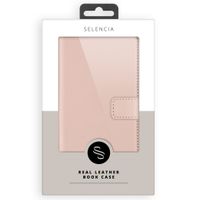 Selencia Cover a libro in vera pelle Apple iPhone 11 - Dusty Pink