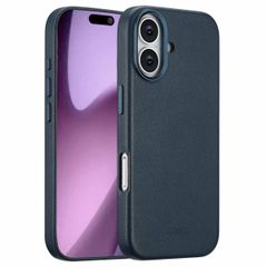 Accezz Cover in Pelle con MagSafe Apple iPhone 17 - Nightfall Blue
