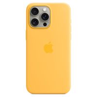 Apple Cover Posteriore in Silicone con MagSafe Apple iPhone 15 Pro Max - Sunshine