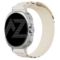 Accezz Cinturino in nylon Alpine Samsung Galaxy Watch Ultra 2 (2026) / Ultra (2024/2025) - Luce stellare