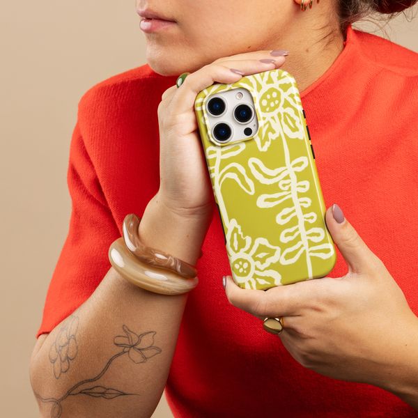 Selencia Cover posteriore Vivid con MagSafe Apple iPhone 17e / 16e - Chalky Bloom