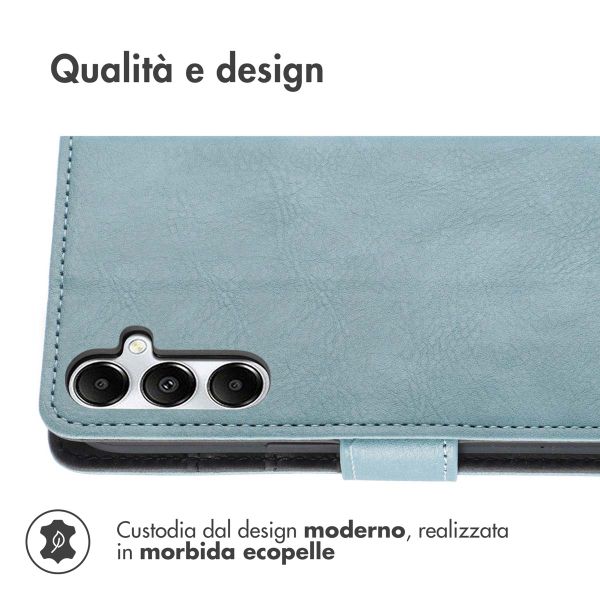 imoshion Cover a libro di Lusso Samsung Galaxy A26 - Azzurro