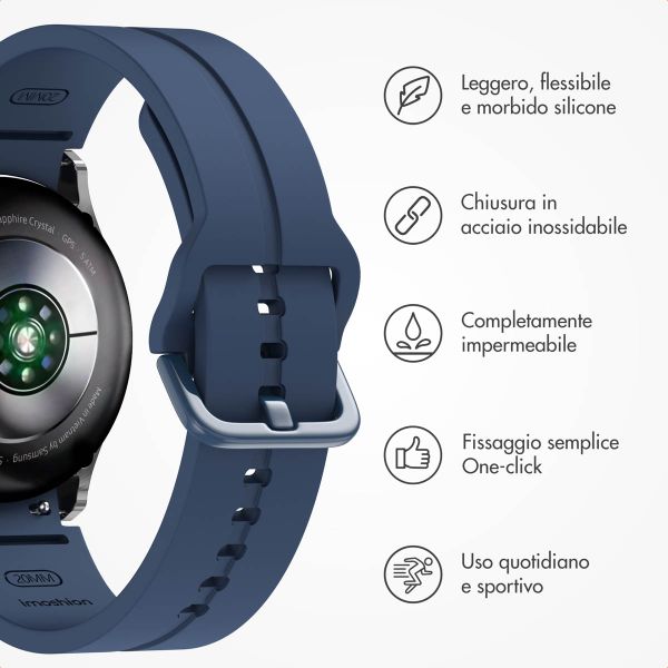 imoshion Pr3825 Samsung Galaxy Watch 4 / 5 / 6 / 7 / FE (20 mm) - Blu scuro