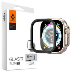 Spigen Glas.tR Slim Pro pellicola protettiva Apple Watch Ultra 1 / 2 - 49 mm - Nero