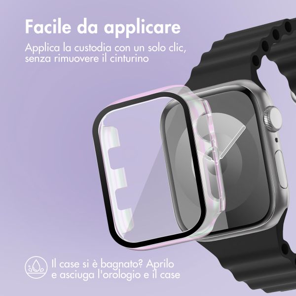 imoshion Cover rigida integrale lucida Apple Watch 1 / 2 / 3 - 38 mm - Pearlescent