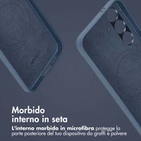 Accezz Cover in pelle 2 in 1 con MagSafe Samsung Galaxy S24 - Nightfall Blue