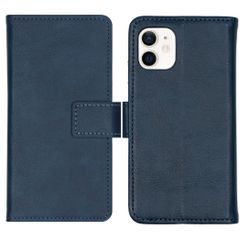 imoshion Cover a libro di Lusso Apple iPhone 12 Mini - Blu scuro