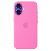 Apple Cover Posteriore in Silicone con MagSafe Apple iPhone 16 - Peony Pink