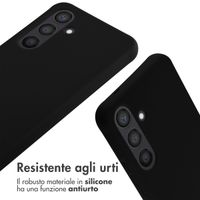 imoshion Cover in Silicone con Cordino Samsung Galaxy S24 - Nero
