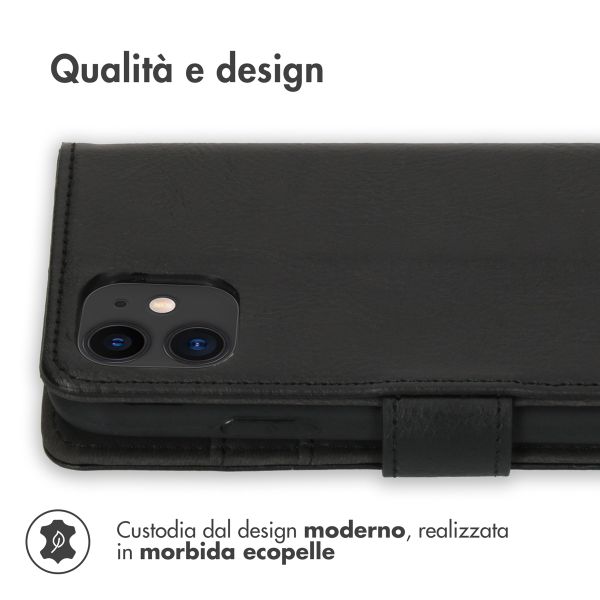 imoshion Cover a libro di Lusso Apple iPhone 11 - Nero
