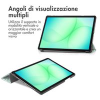 imoshion Cover Trifold Design Samsung Galaxy Tab A11 Plus / A9 Plus - Botanica
