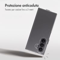 Accezz Cover Posteriore Xtreme ad Alta Protezione Samsung Galaxy Z Fold 8 Ultra - Trasparente