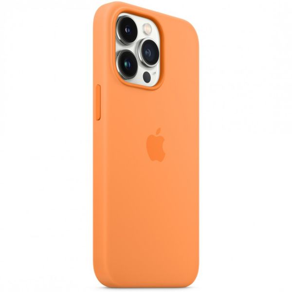 Apple Cover Posteriore in Silicone con MagSafe Apple iPhone 13 Pro Max - Marigold