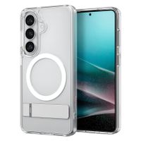 Spigen Cover Ultra Hybrid S con MagSafe Samsung Galaxy S26 - Clear / White