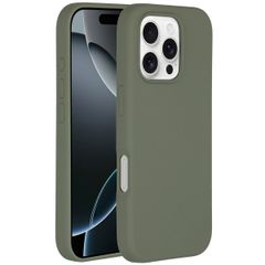 Accezz Cover in silicone liquido con MagSafe Apple iPhone 16 Pro Max - Cooper Green