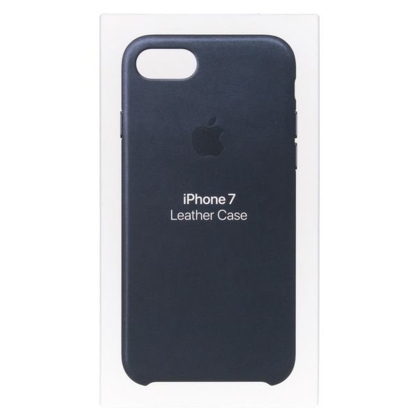 Apple Cover in Pelle iPhone SE (2022 / 2020) / 8 / 7 - Midnight Blue