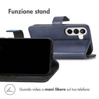 imoshion Cover a libro di Lusso Samsung Galaxy A27 (5G) - Blu scuro
