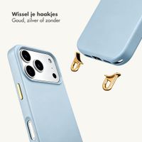 Selencia Cover posteriore Rivièra con MagSafe con ganci rimovibili Samsung Galaxy A37 (5G) - Powder Blue
