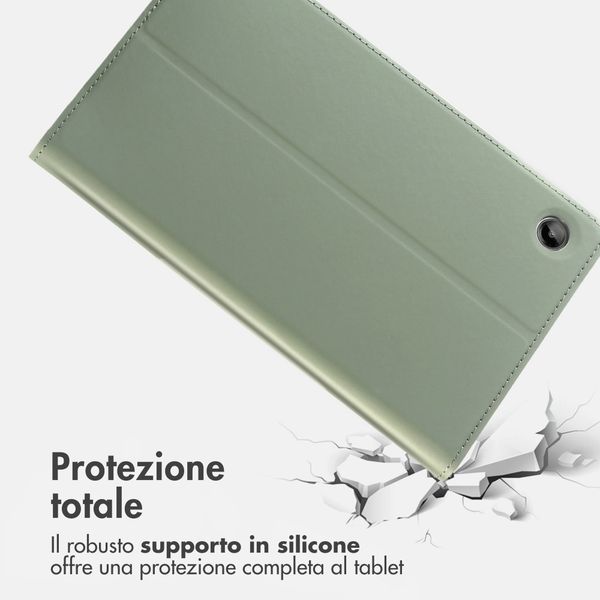 Accezz Cover Tablet Classica Samsung Galaxy Tab A9 8.7 pollici - Verde
