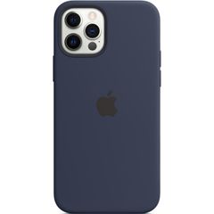 Apple Cover Posteriore in Silicone con MagSafe Apple iPhone 12 (Pro) - Deep Navy