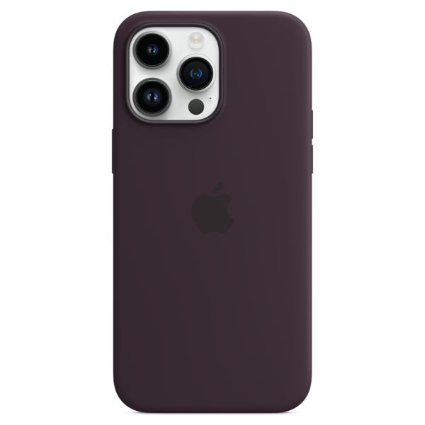 Apple Cover Posteriore in Silicone con MagSafe Apple iPhone 14 Pro Max - Elderberry
