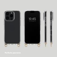 Selencia Cover trasparente con ganci + laccetto da polso Lova Apple iPhone 16 Pro - Cotton Candy
