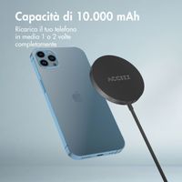 Accezz Caricatore wireless USB-C - Caricatore wireless MagSafe - 1 metro - Nero