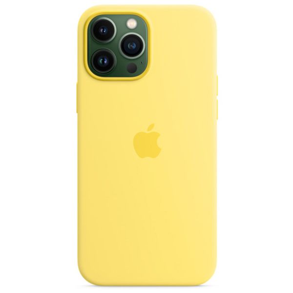 Apple Cover Posteriore in Silicone con MagSafe Apple iPhone 13 Pro - Lemon Zest