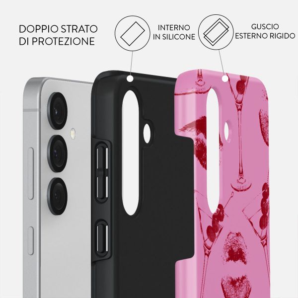 Burga Cover Posteriore Resistente Samsung Galaxy S25 - Call me