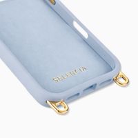Selencia Cover posteriore Rivièra con MagSafe con ganci rimovibili Apple iPhone 17 Pro - Powder Blue