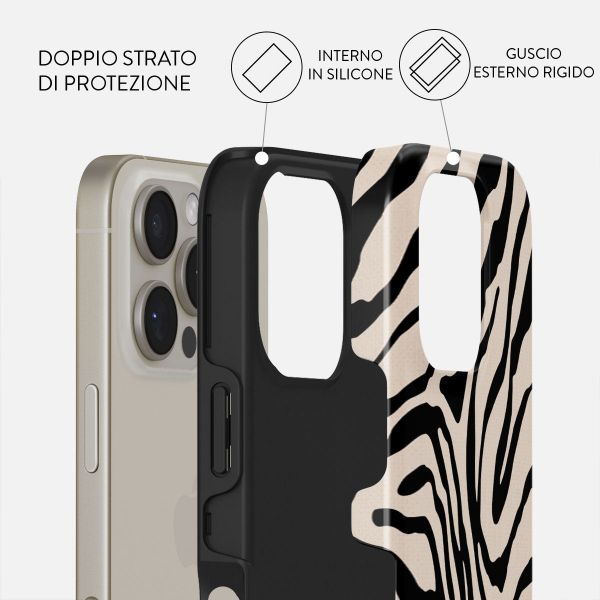 Burga Cover Posteriore Resistente Apple iPhone 16 Pro - Imperial