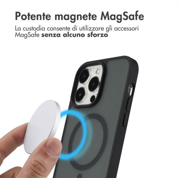 imoshion Cover posteriore Color Guard con MagSafe Apple iPhone 14 Pro Max - Nero