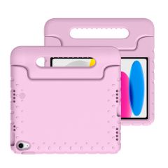 imoshion Cover Posteriore Kidsproof con Maniglia Apple iPad 11 (2025) 11 pollici A16 / iPad 10 (2022) 10.9 pollici - Rosa chiaro