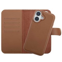 Selencia Libreria rimovibile Olyn con MagSafe Apple iPhone 16 - Marrone